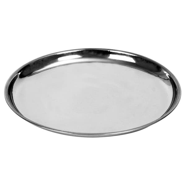 Pyöreä terästarjotin 23 cm