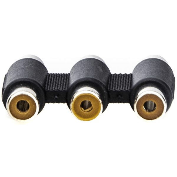 Adapter 3x RCA hunstik til 3x RCA hunstik