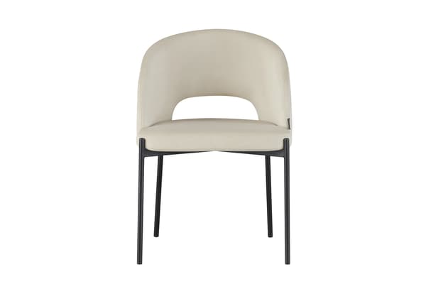 Polstret stol Siena beige velour