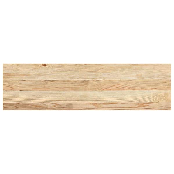 vidaXL trappetrin, 2 stk. ubehandlede, 90x25x2 cm massivt egetræ