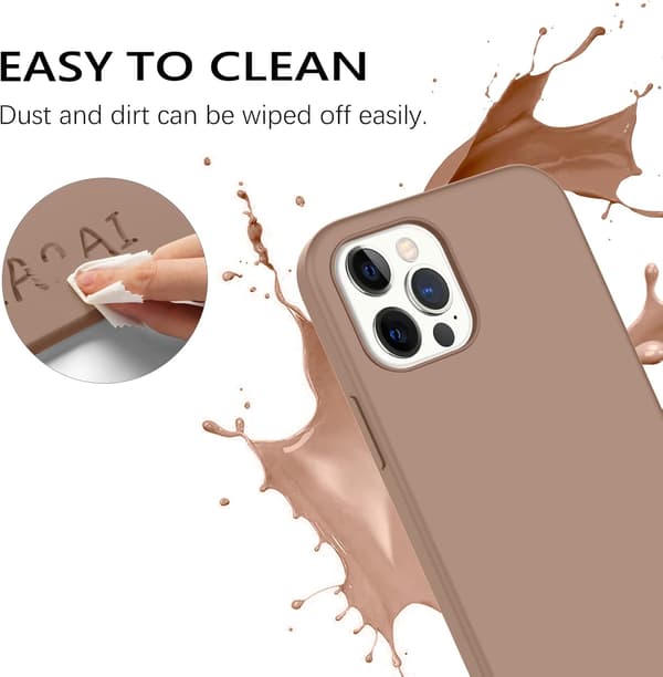 COVER TIL APPLE IPHONE 12 PRO MAX LYSERØD SILIKONE BAGSIDER