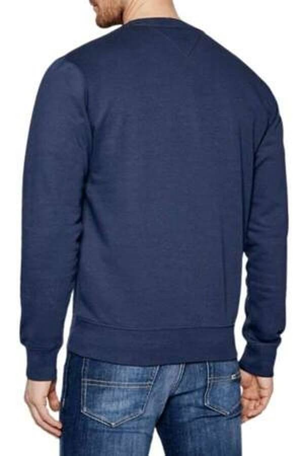 Tommy Jeans herrmarinblå sweatshirt, storlek S