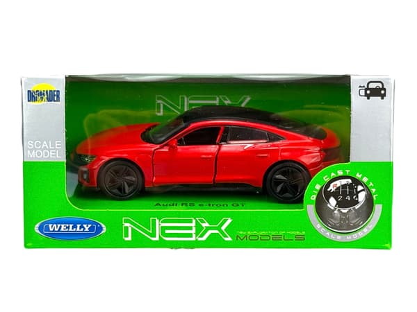 WELLY AUDI RS e-tron GT PUNAINEN 1:34 43809
