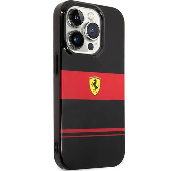Ferrari FEHMP14XUCOK iPhone 14 Pro Max 6,7" sort/sort hårdt cover IMD Combi Magsafe