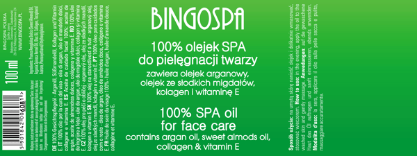 VIDUNDERLIG 100% BINGOSPA ansigtsolie