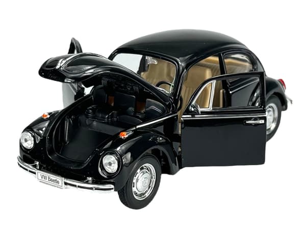 WELLY VW VOLKSWAGEN BEETLE MUSTA 1:24 22436