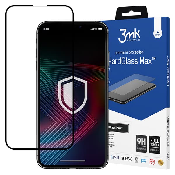 Apple iPhone 14 Plus - 3mk HardGlass Max Svart