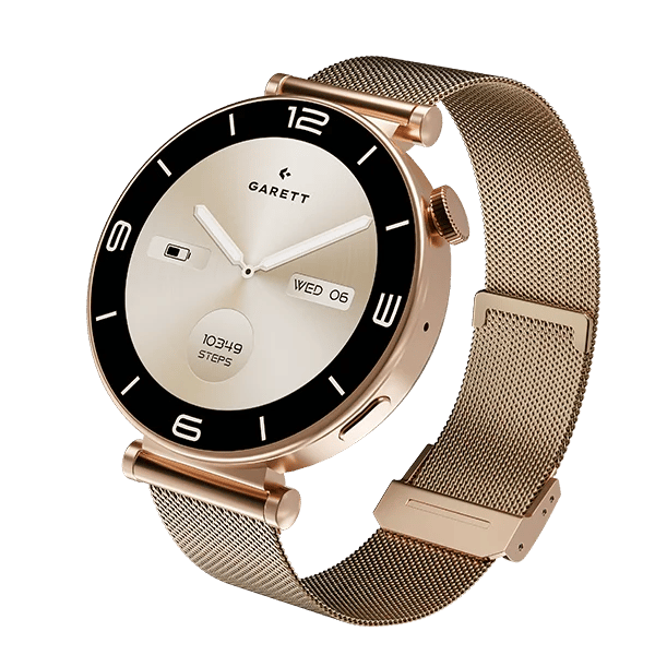 GARETT Rose Mesh Smartklocka Stål Roséguld