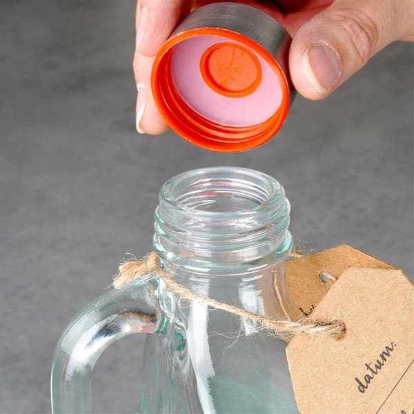 Lasipullo kahvalla 550 ml