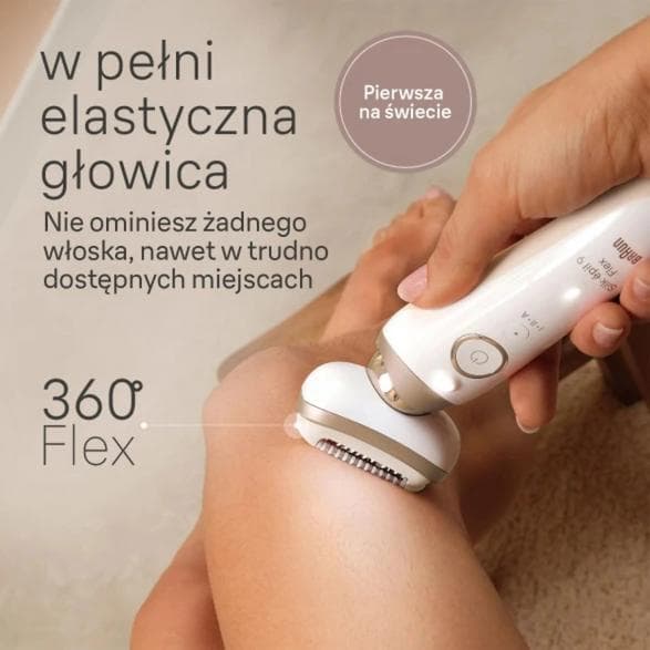 Braun SES9-071 3D GLD BOX MN Epilator Vit och Guld