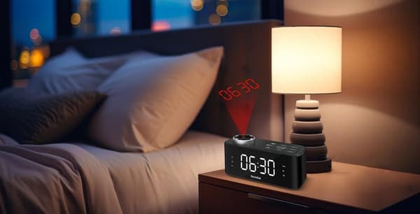 TECHNISAT DIGICLOCK 300 kelloradio Musta
