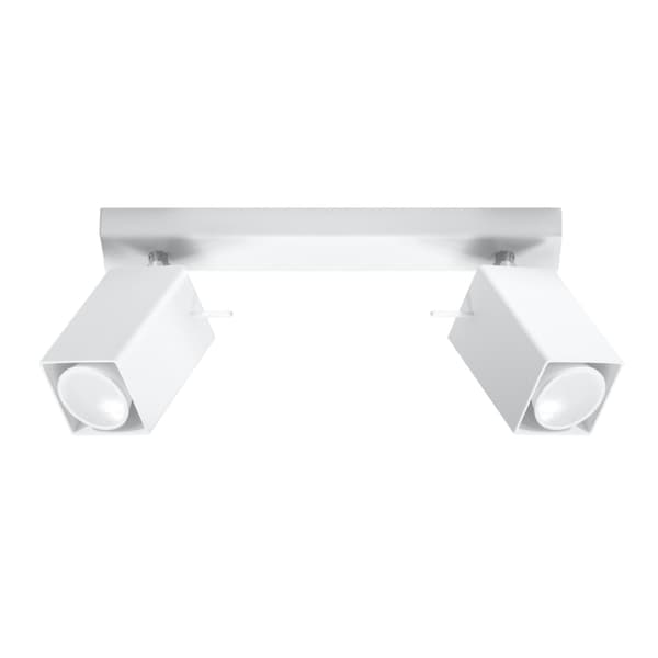 LOFTSLAMPE MERIDA 2 GU10 HVID SOLLUX SL.0096