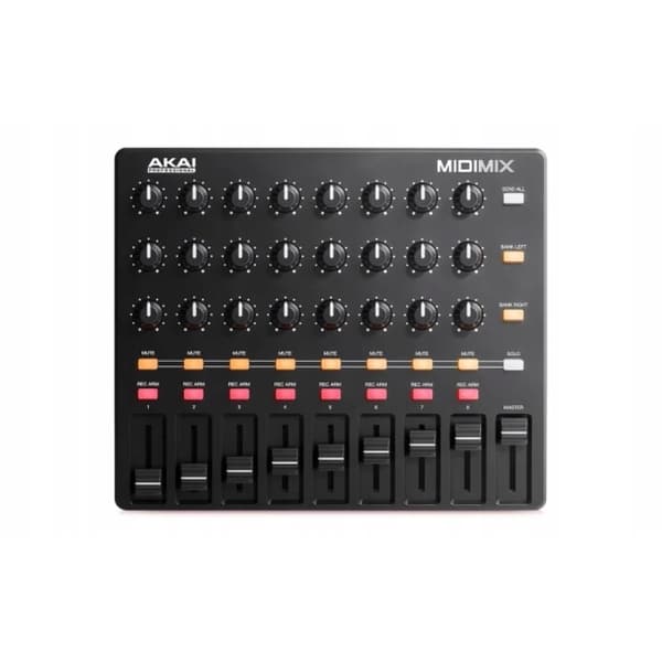 AKAI MIDIMIX USB bærbar DAW controller mixer, 8 fadere