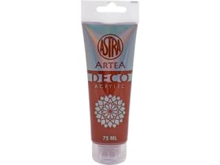 DECO ARTEA Akrylmaling Dybbrun 75 ml Din nøgle til