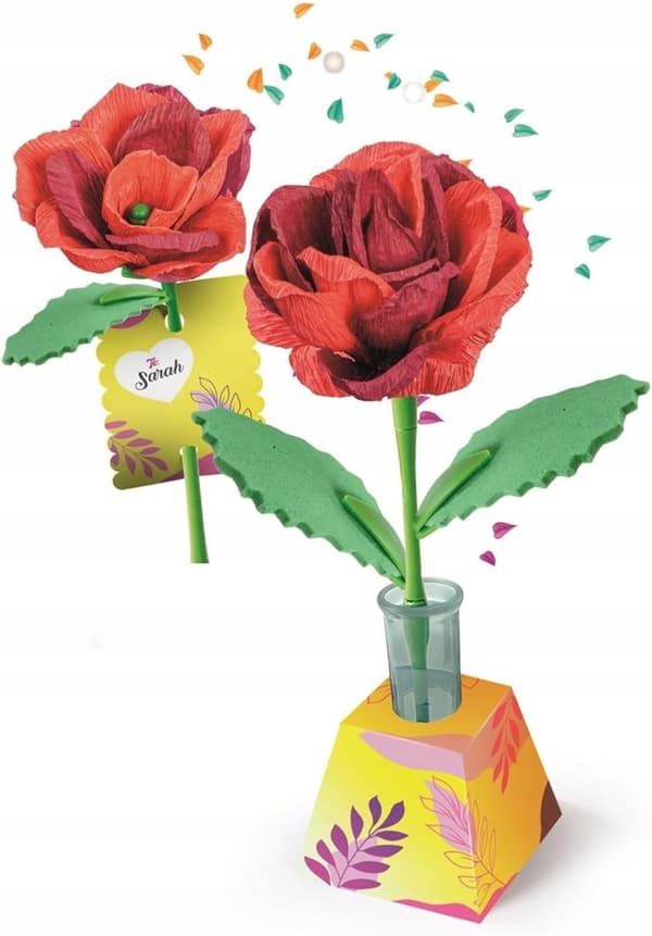 CLEMENTONI Mini Blomsterfabrik: Ros 18168