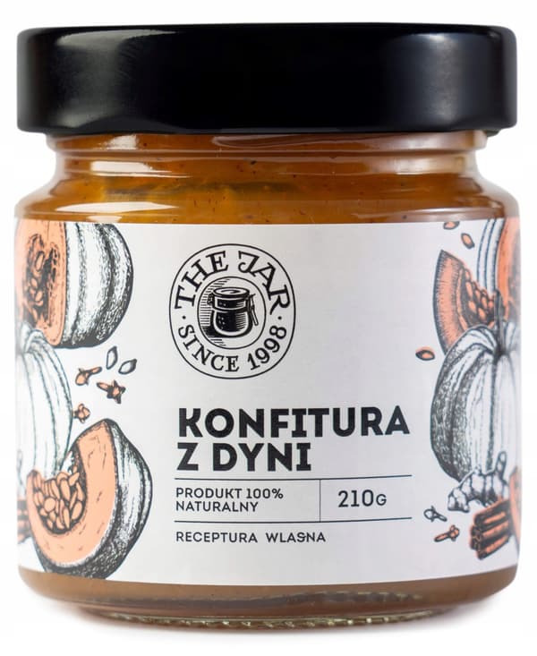 Kryddad pumpa marmelad för pannkakor 210 g
