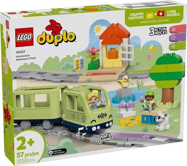 LEGO DUPLO TOWN 10427 Bro och tågspår - Expansionsset