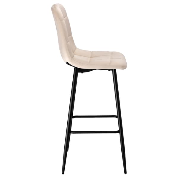 Hamilton Beige Velvet -baarituoli
