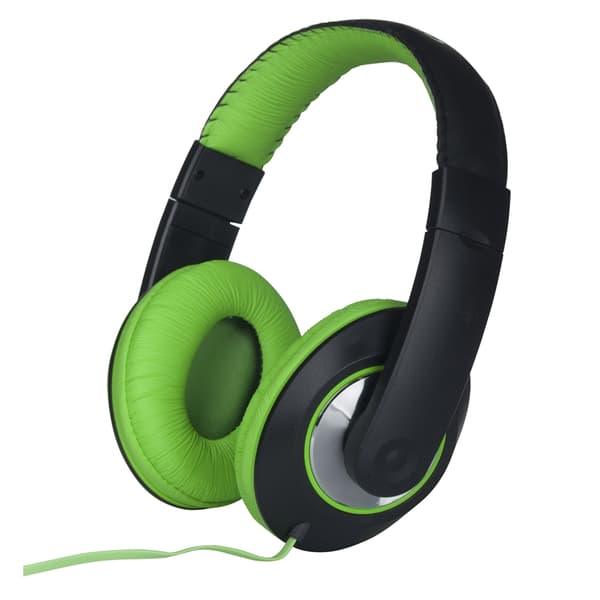 Grundig - On-ear-hörlurar (gröna)