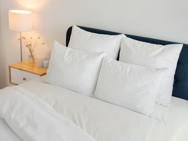EUROFIRANY STYKKERLAGEN I BOMULD BASIC 100X200X30CM CREME