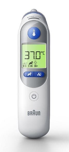 BRAUN Thermoscan 7+ IRT6525 Termometer med nattläge Vit