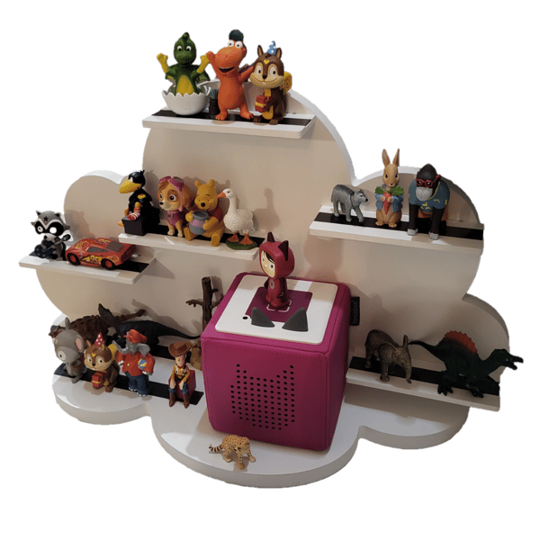 Displaystativ / hylder til lydfigurer Toniebox - Cloud på base