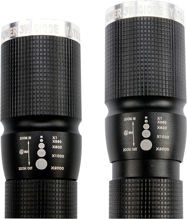 Metallinen taskulamppu Cree LEDillä 100*25mm - YT-08571