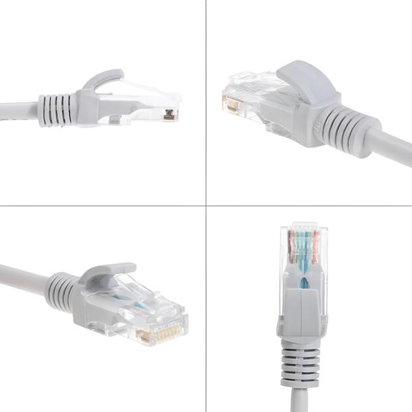 Netværkskabel 5m CAT 5 5e twisted pair internetkabel RJ45 ethernet UTP