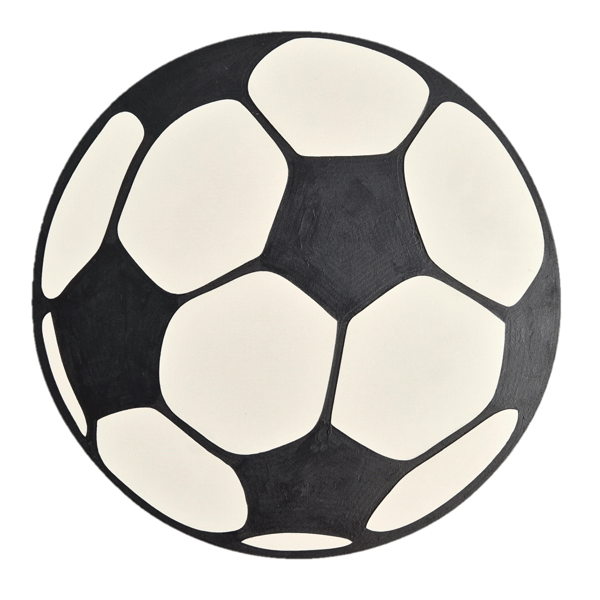 Väggdekoration i MDF-fotboll MK2