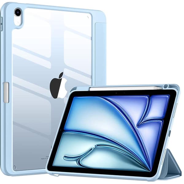 Hard Crystal Case til iPad Air 11 Gen. 6 2024 (blå)