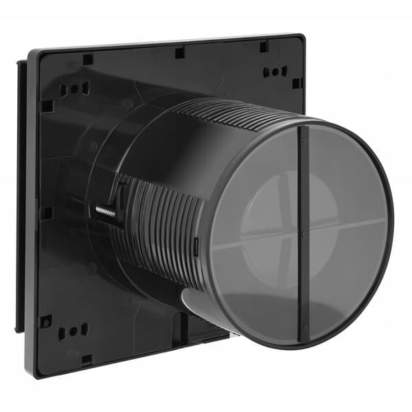 VENTIS EDGE 120 Svart H+T Badrumsfläkt