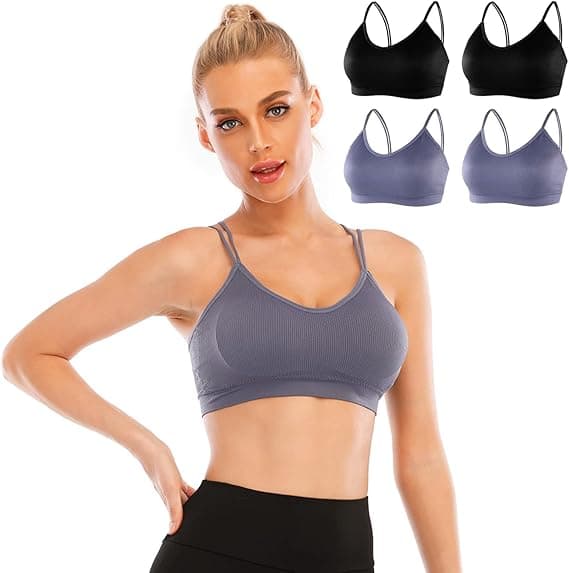 BH-TOPP SVART BLÅ L/XL 4-PACK
