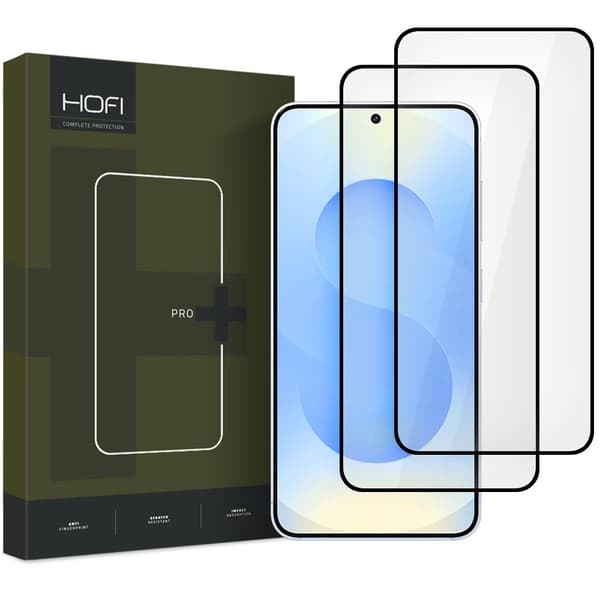 HOFI GLASS PRO+ HÄRDADE GLAS 2-PACK GALAXY S25 SVART