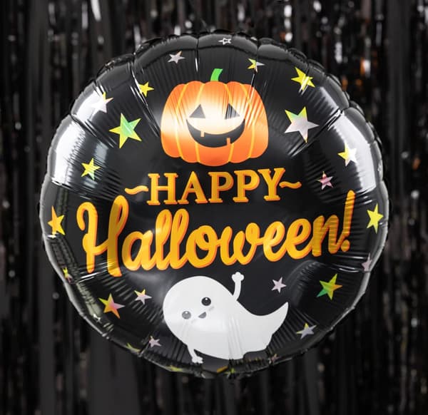 Kurpitsa Happy Halloween -folioilmapallo 45 cm