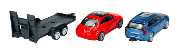 Welly 2-pack Volvo XC90 + VW Bubblan 1:34