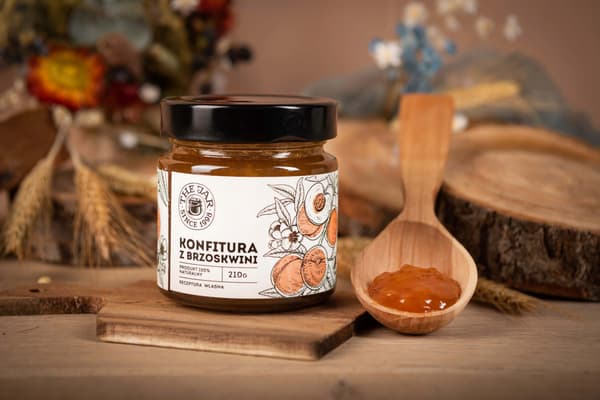Persikkahillo 210g THE JAR 61% hedelmää