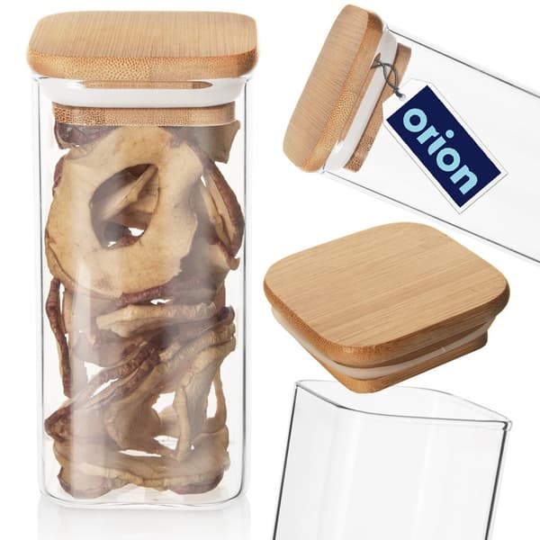 Glasbeholder til tørvarer med låg og tætning 320 ml