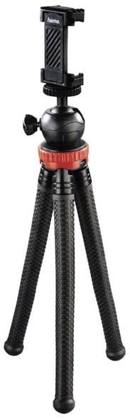 HAMA mini FlexPro 3in1 stativ 27cm Röd