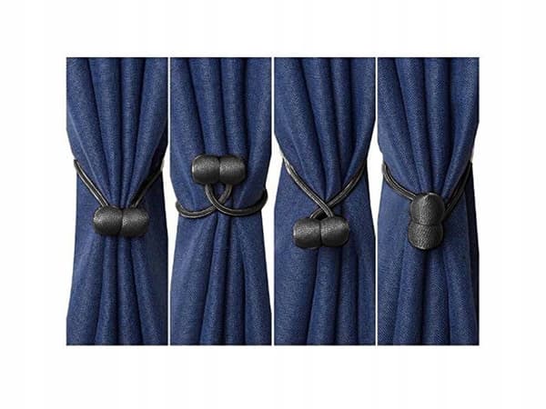 Klemme til gardin 45cm sort (300) GAB_A