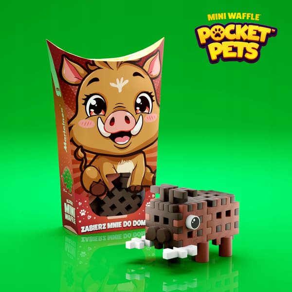 Marioinex Mini Waffle POCKET PETS - BOAR-set