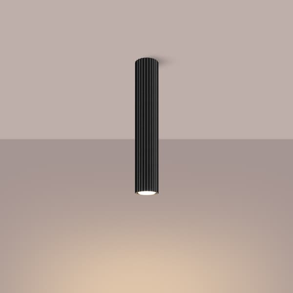 DOWNLIGHT CARBON 1 GU10 SORT ALU SOLLUX SL.1571