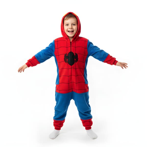Kigurumi-pyjamas Spiderman-kostym för barn 95-105 cm