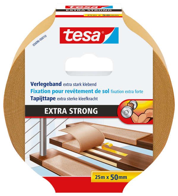 TESA DUBBELHÄFTIG TEJP 25 m x 50 mm EXTRA STARK