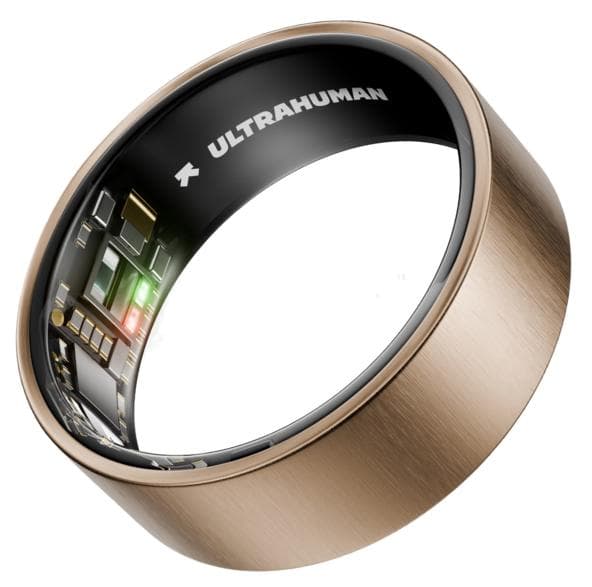 Smartring ULTRAHUMAN Ring Air størrelse 8 Børstet rosa guld