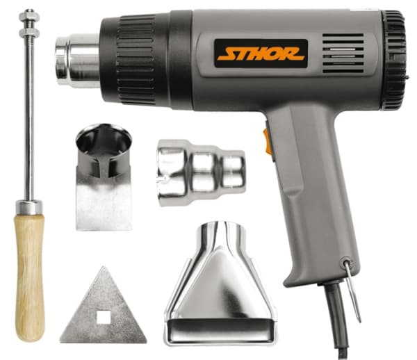 STHOR VARMEPISTOL 1500W MED TILBEHØR 79328