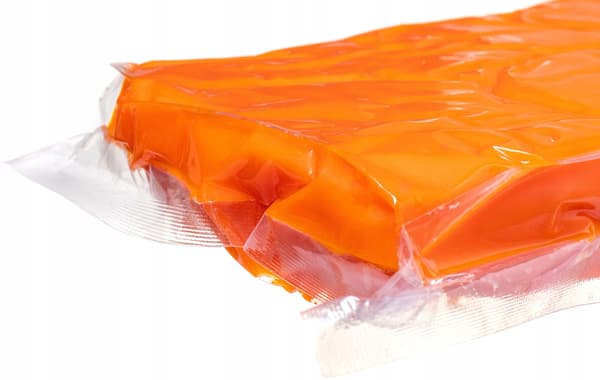 Mørkorange plastikglasur 250 g 1 pakke