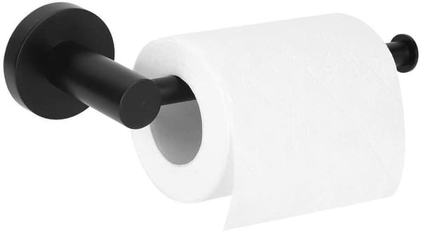 Vost musta wc-paperiteline