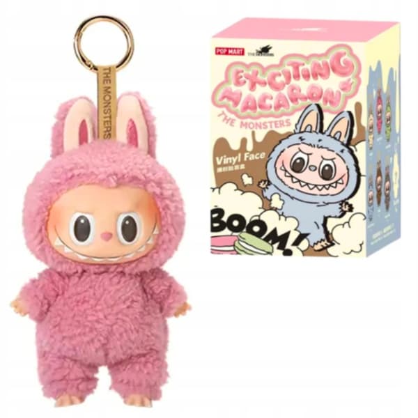 Maskot Docka Nyckelring Liten Docka Bubu Figur Plusch Överraskning Låda