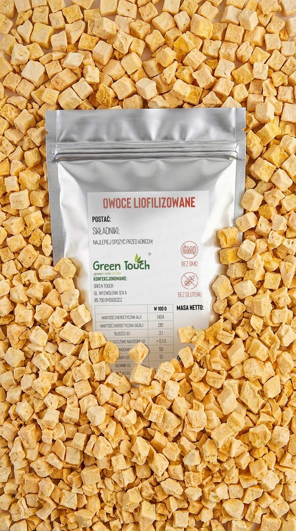 Frystorkad mango grynbitar 20 g frisk klass A aromatisk