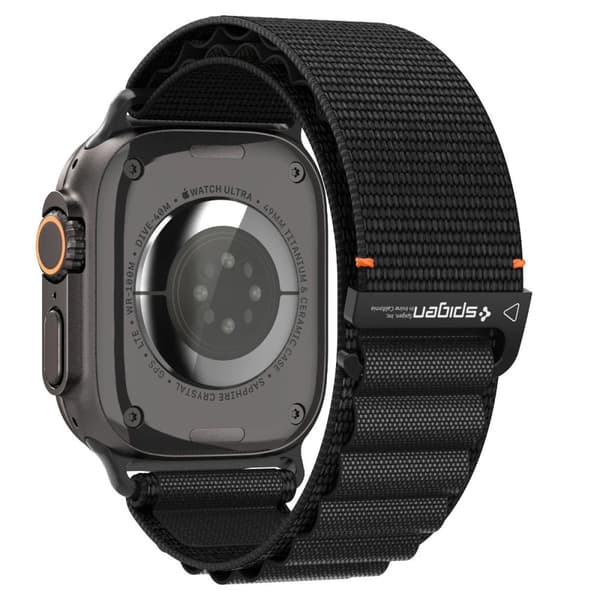Rem Spigen WBF1 Rem til Apple Watch 44 / 45 / 46 / 49 mm - Sort